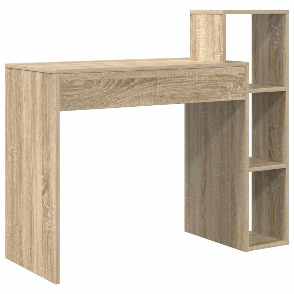 Desk Sonoma Oak Engineered Wood 100 x 40 x 90 cm