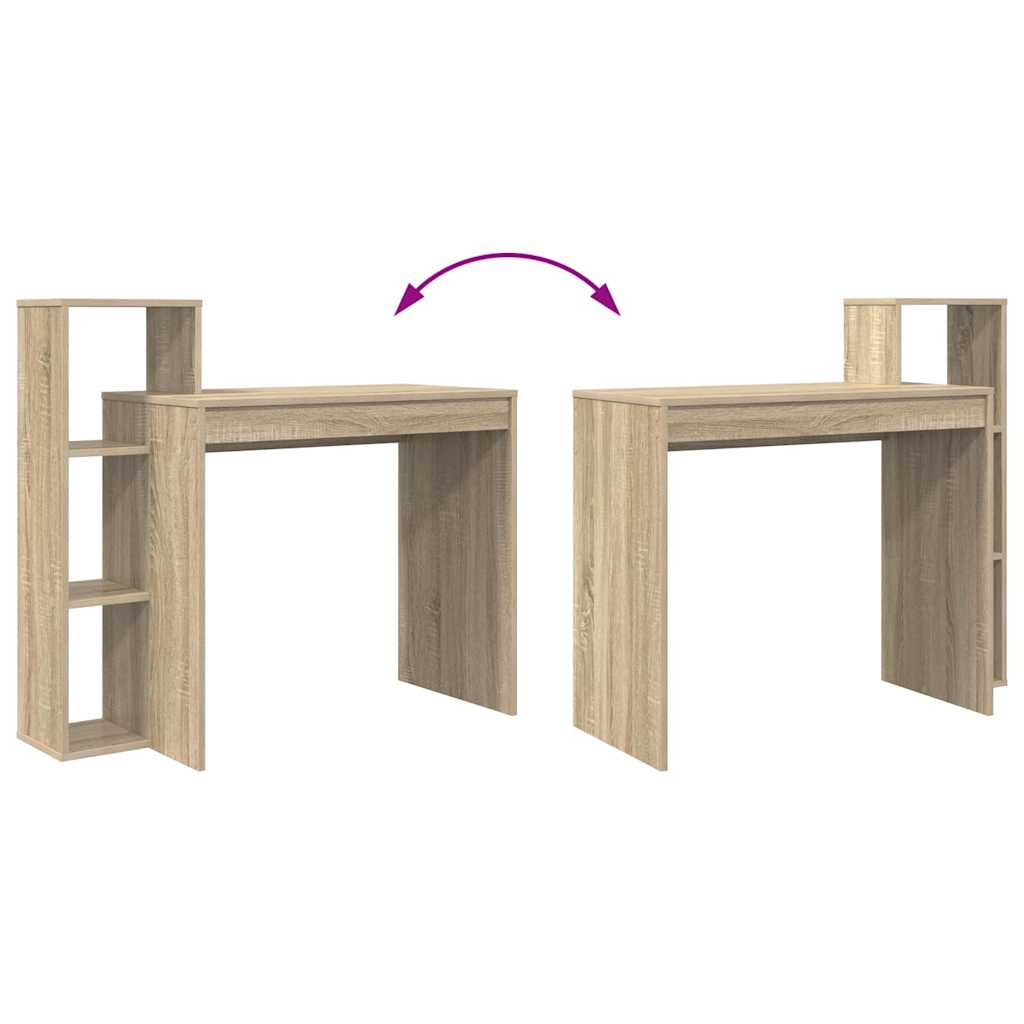 Desk Sonoma Oak Engineered Wood 100 x 40 x 90 cm