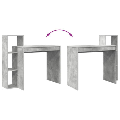 Desk Concrete Grey Engineered Wood 100 x 40 x 90 cm
