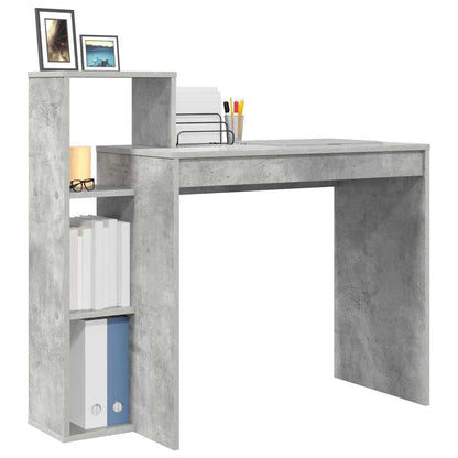 Desk Concrete Grey Engineered Wood 100 x 40 x 90 cm