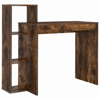 Desk Smoked Oak Engineered Wood 100 x 40 x 90 cm