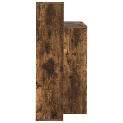 Desk Smoked Oak Engineered Wood 100 x 40 x 90 cm