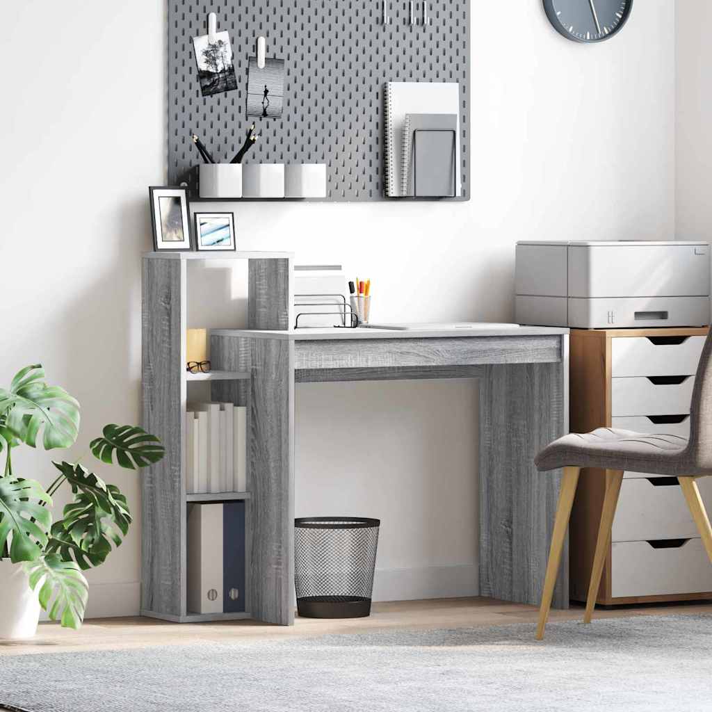 Desk Grey Sonoma Engineered Wood 100 x 40 x 90 cm