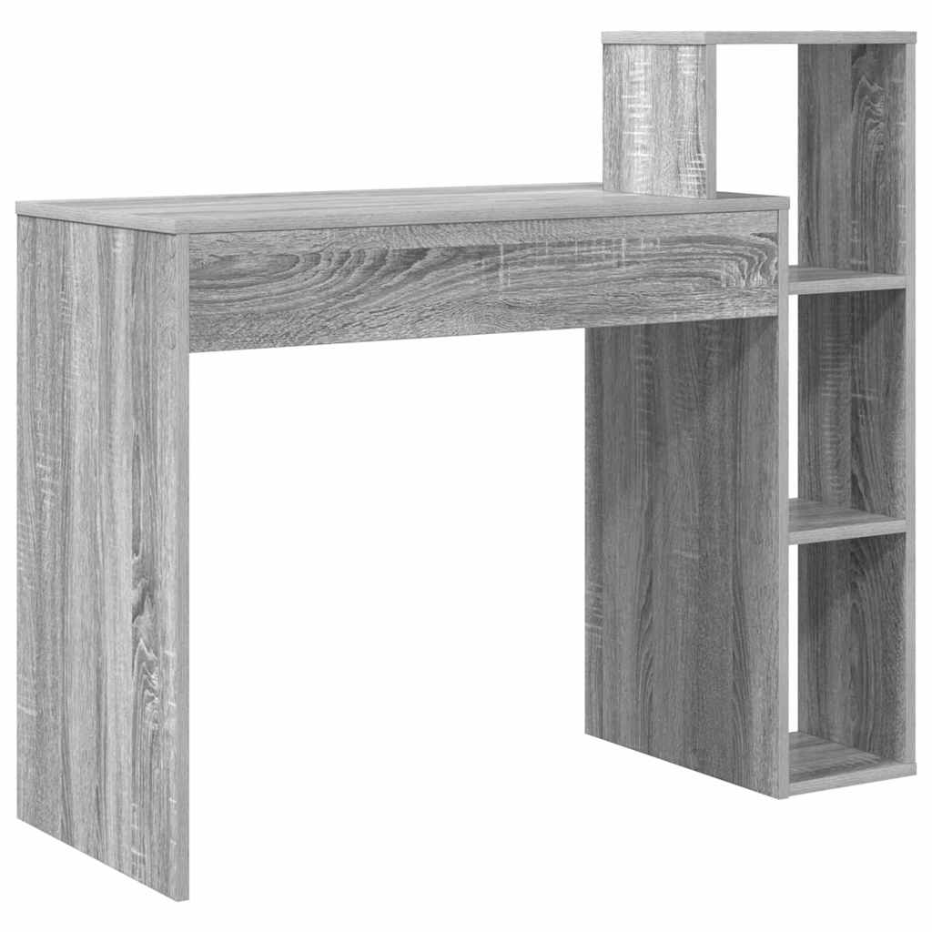 Desk Grey Sonoma Engineered Wood 100 x 40 x 90 cm