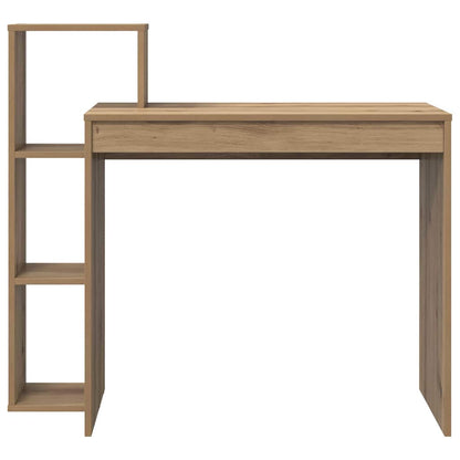 Desk with Shelf Artisan Oak 100 x 40 x 90 cm Engineered Wood