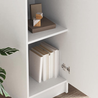 Highboard White 35 x 39 x 168 cm