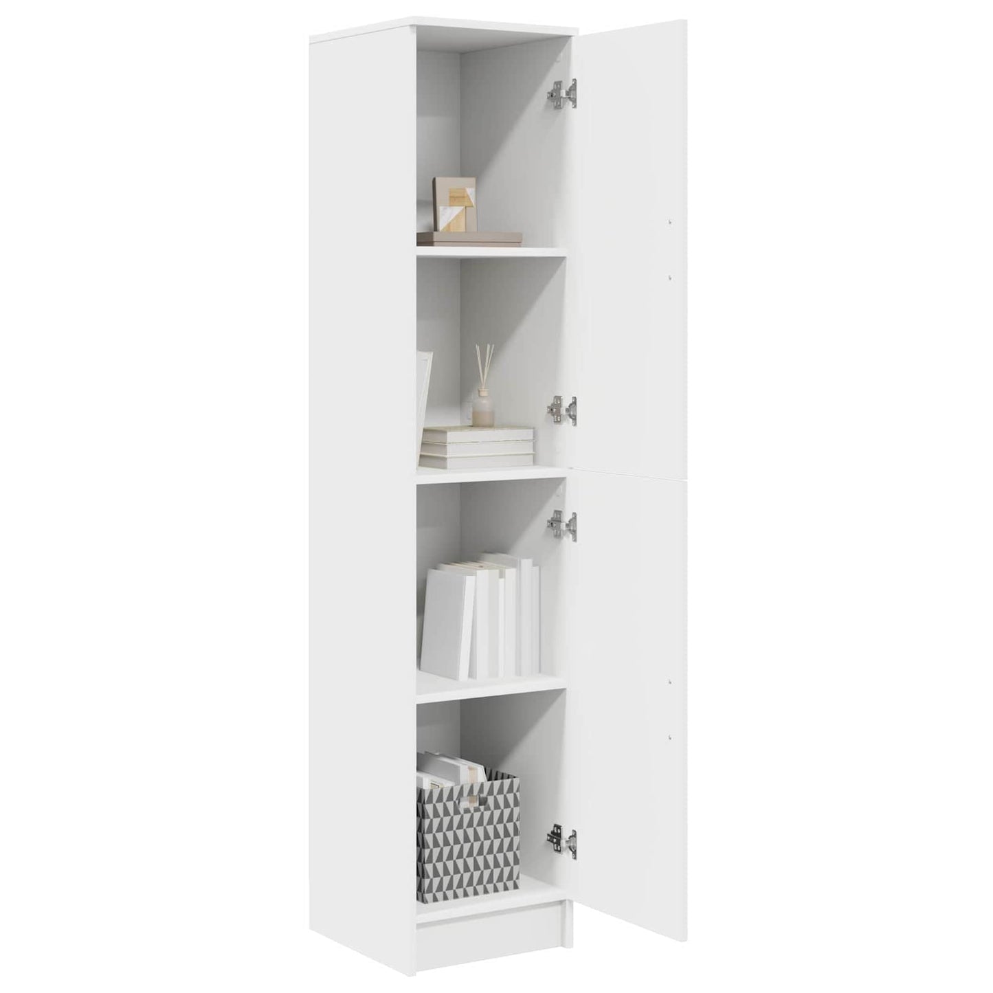 Highboard White 35 x 39 x 168 cm