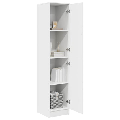 Highboard White 35 x 39 x 168 cm