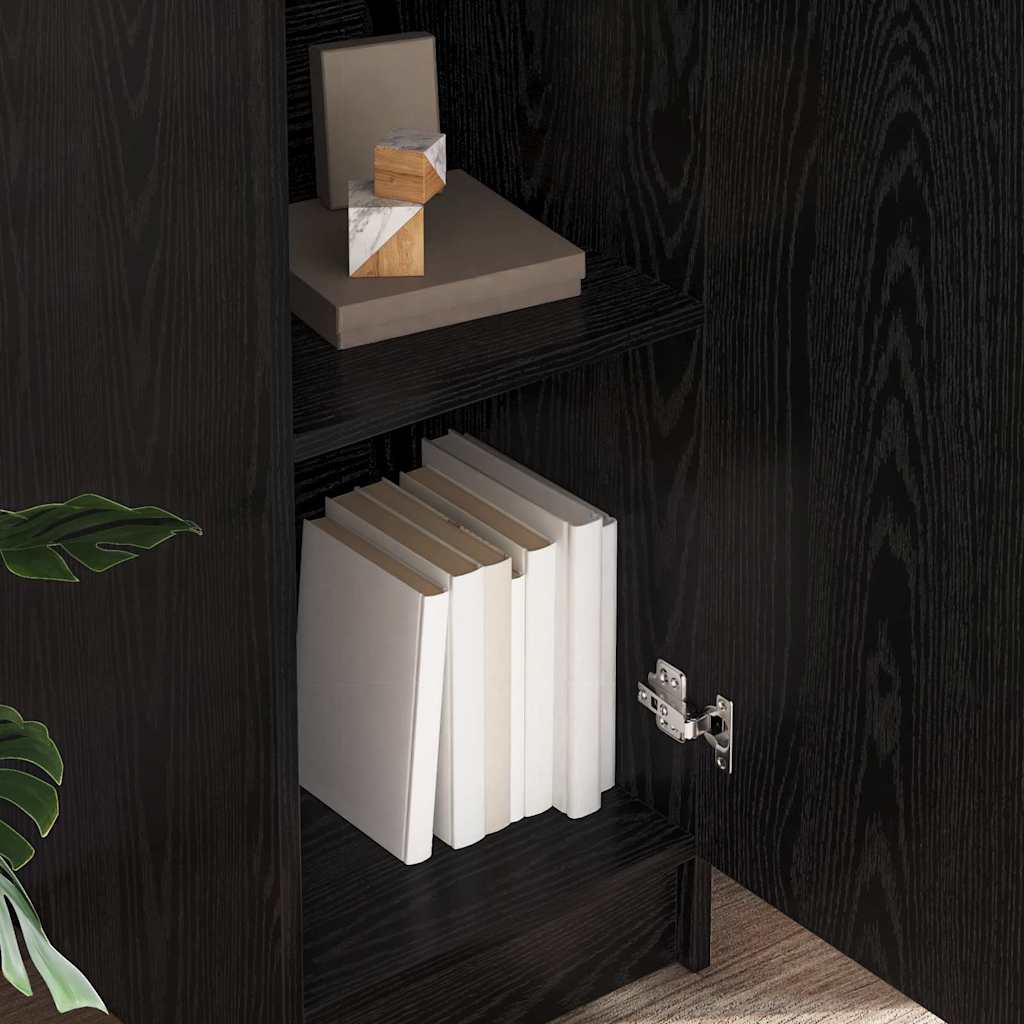 Highboard Black Oak 35 x 39 x 168 cm