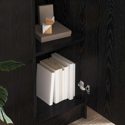 Highboard Black Oak 35 x 39 x 168 cm
