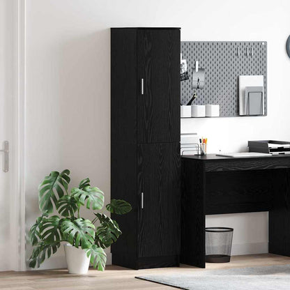 Highboard Black Oak 35 x 39 x 168 cm