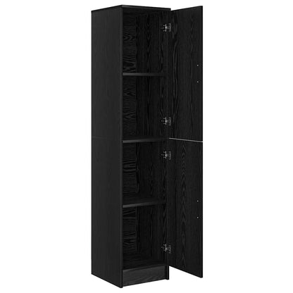 Highboard Black Oak 35 x 39 x 168 cm