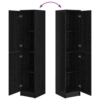 Highboard Black Oak 35 x 39 x 168 cm