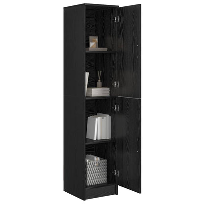 Highboard Black Oak 35 x 39 x 168 cm