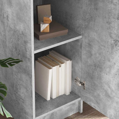 Highboard Concrete Grey 35 x 39 x 168 cm