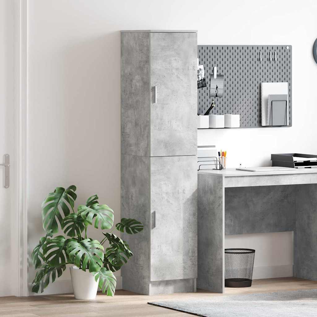 Highboard Concrete Grey 35 x 39 x 168 cm