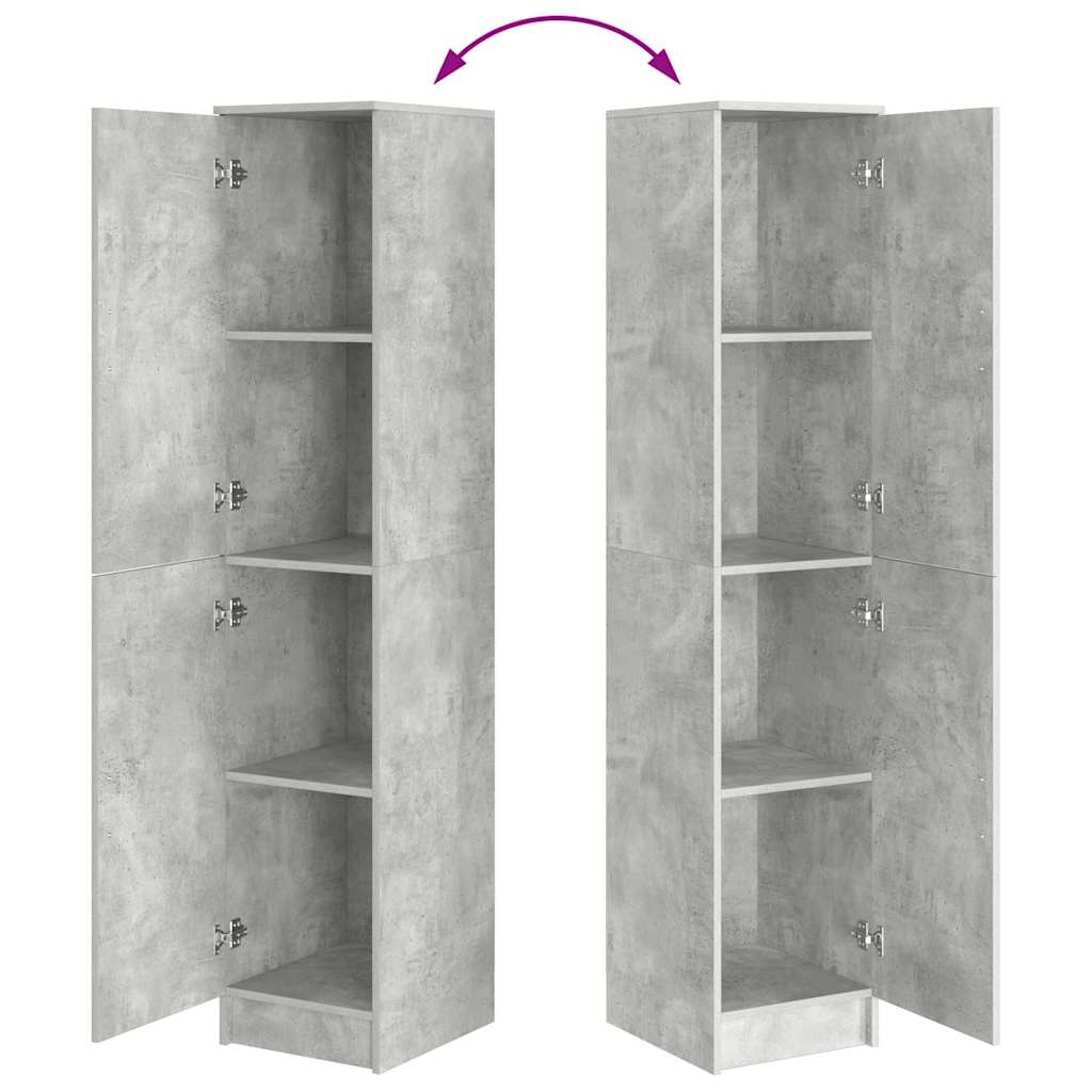 Highboard Concrete Grey 35 x 39 x 168 cm