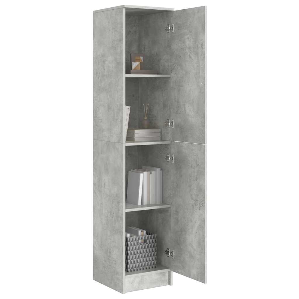 Highboard Concrete Grey 35 x 39 x 168 cm
