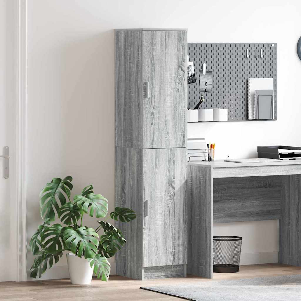 Highboard Grey Sonoma 35 x 39 x 168 cm