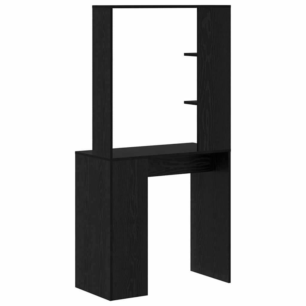 Desk Black Oak Engineered Wood 78.5 x 37 x 154.5 cm