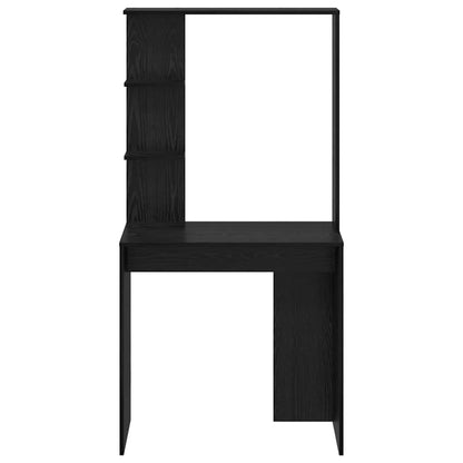 Desk Black Oak Engineered Wood 78.5 x 37 x 154.5 cm