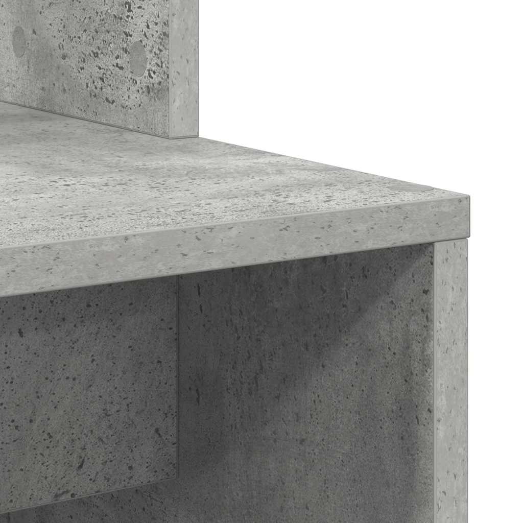 Desk Concrete Grey Engineered Wood 78.5 x 37 x 154.5 cm
