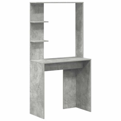 Desk Concrete Grey Engineered Wood 78.5 x 37 x 154.5 cm