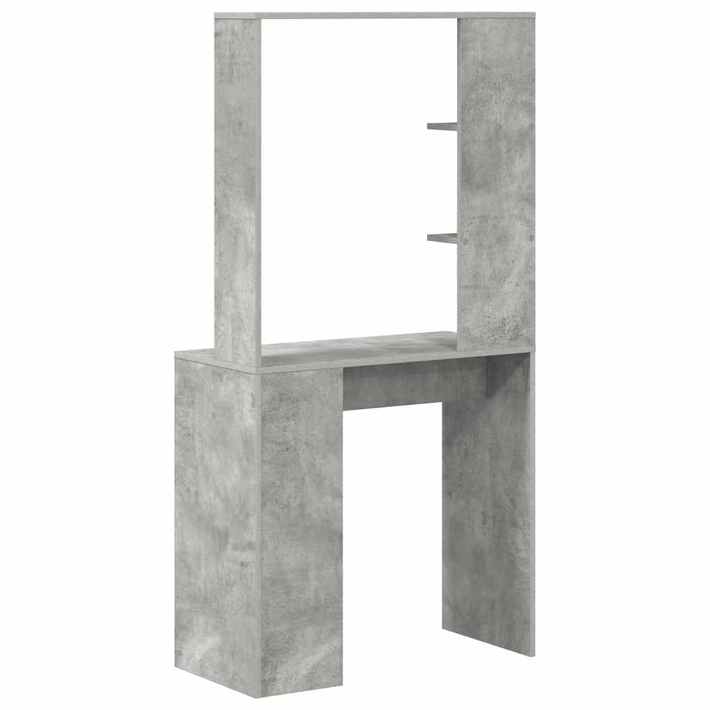 Desk Concrete Grey Engineered Wood 78.5 x 37 x 154.5 cm
