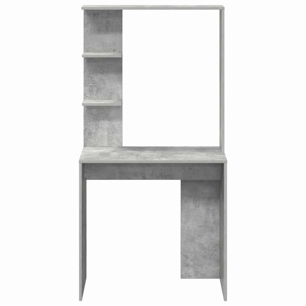 Desk Concrete Grey 78.5 x 37 x 154.5 cm Engineered Wood