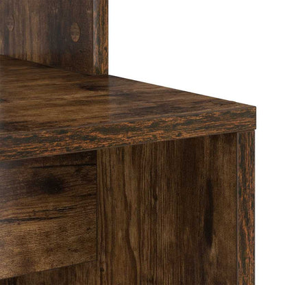 Desk Smoked Oak Engineered Wood 78.5 x 37 x 154.5 cm