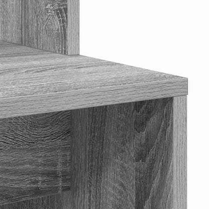 Desk Grey Sonoma Engineered Wood 78.5 x 37 x 154.5 cm