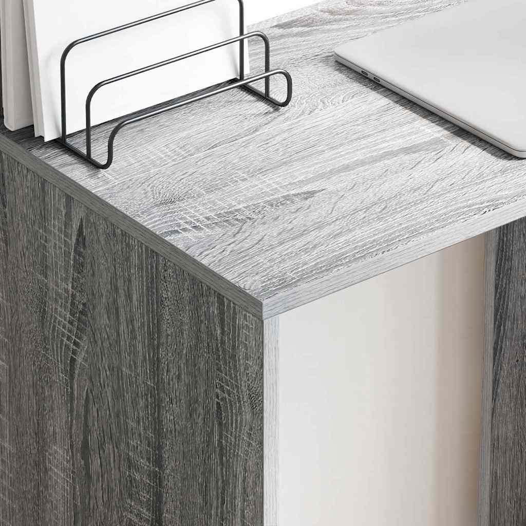 Desk Grey Sonoma Engineered Wood 78.5 x 37 x 154.5 cm