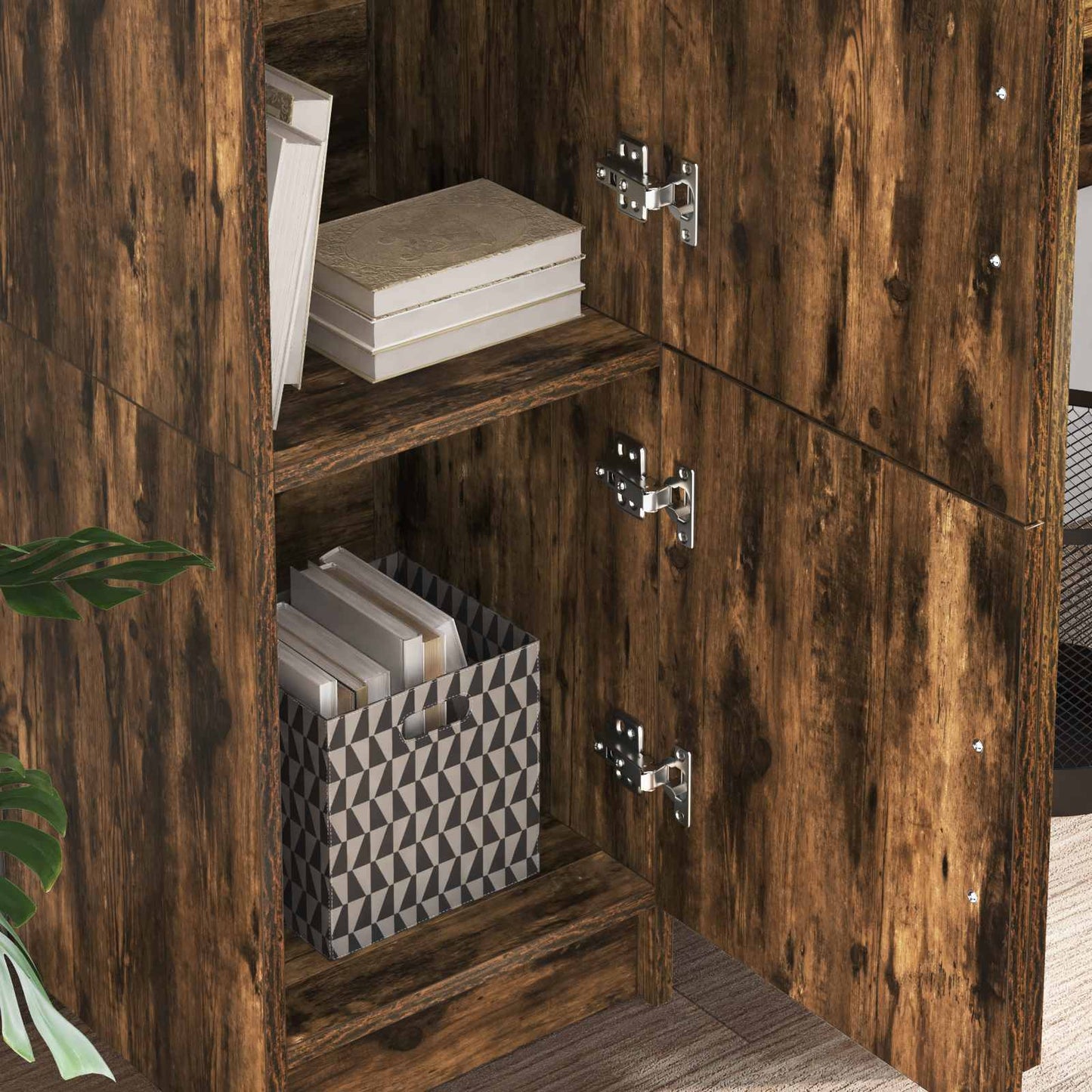 Highboard Smoked Oak 31.5 x 32 x 122.5 cm