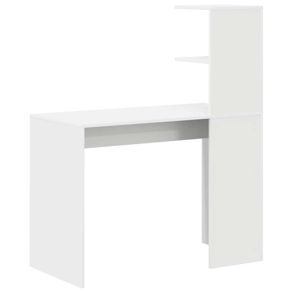 Desk White 102 x 50 x 124 cm Engineered Wood