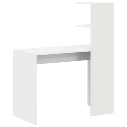 Desk White 102 x 50 x 124 cm Engineered Wood