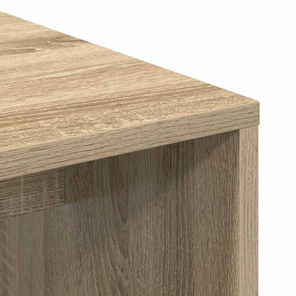 Desk with Shelf Sonoma oak 102 x 50 x 124 cm Engineered wood