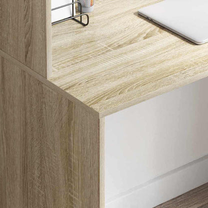 Desk Sonoma Oak 102 x 50 x 124 cm Engineered Wood