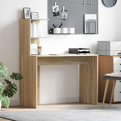 Desk Sonoma Oak 102 x 50 x 124 cm Engineered Wood