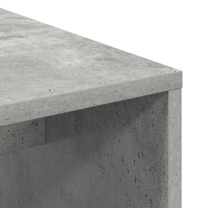 Desk Concrete Grey 102 x 50 x 124 cm Engineered Wood