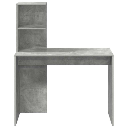 Desk Concrete Grey 102 x 50 x 124 cm Engineered Wood