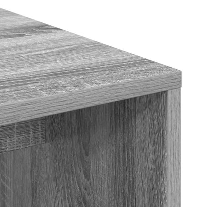 Desk Grey Sonoma 102 x 50 x 124 cm Engineered Wood