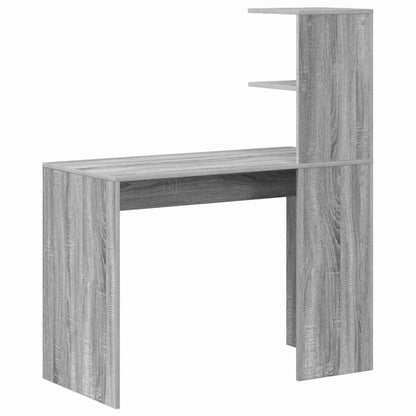 Desk Grey Sonoma 102 x 50 x 124 cm Engineered Wood