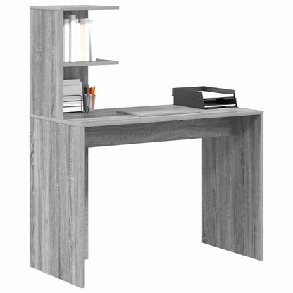 Desk Grey Sonoma 102 x 50 x 124 cm Engineered Wood