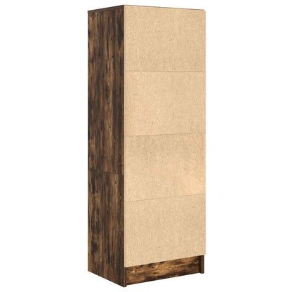 Highboard with Drawer Smoked Oak 45.5 x 34 x 127 cm