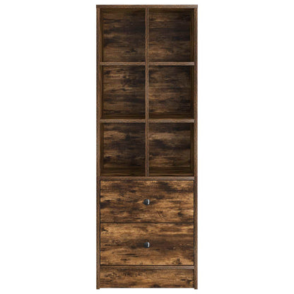 Highboard with Drawer Smoked Oak 45.5 x 34 x 127 cm