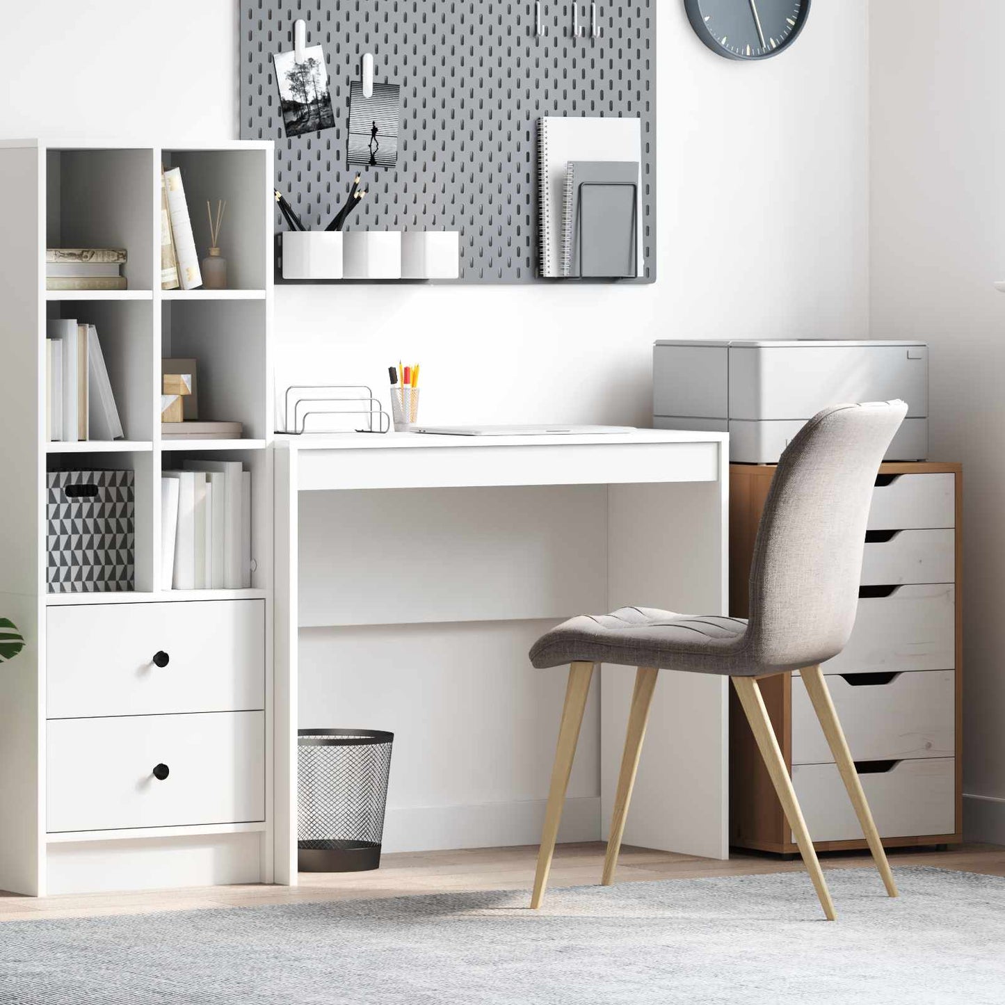 Desk White 90 x 40 x 76 cm