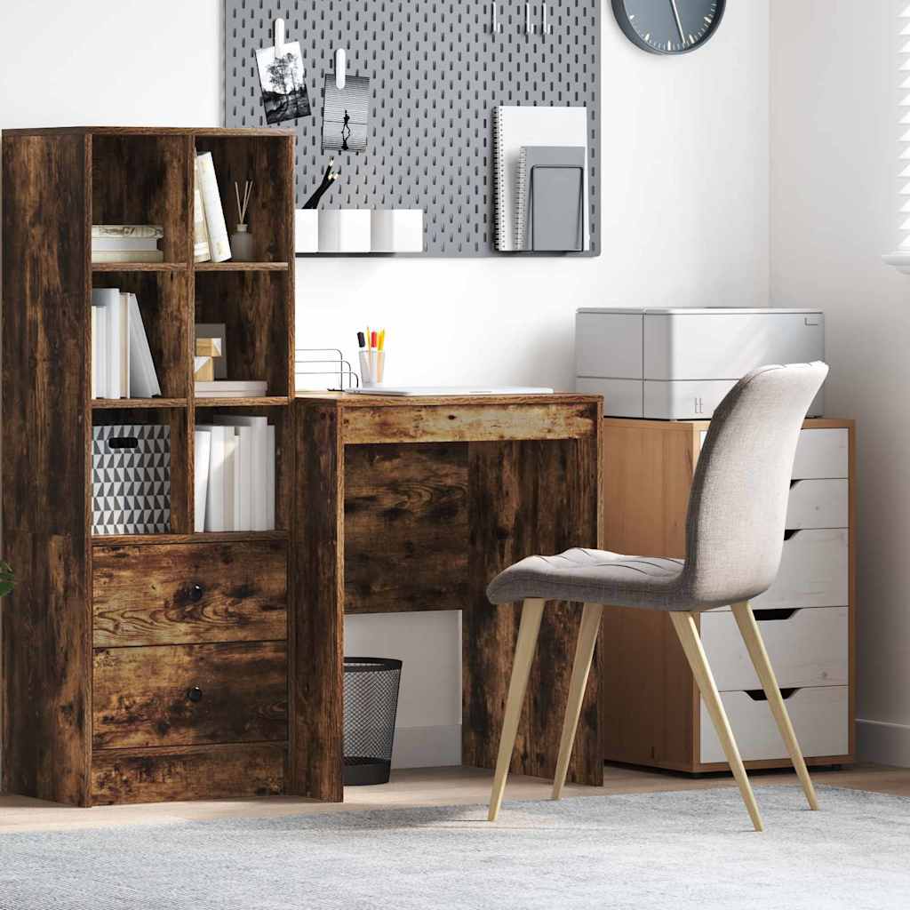 Desk Smoked Oak 60 x 50 x 76 cm