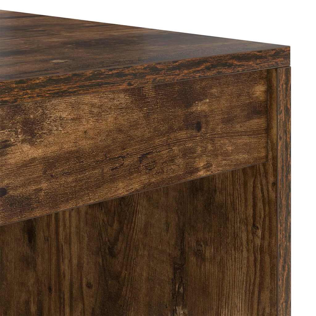 Desk Smoked Oak 90 x 50 x 76 cm
