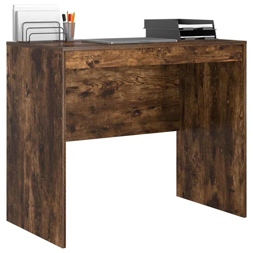 Desk Smoked Oak 90 x 50 x 76 cm