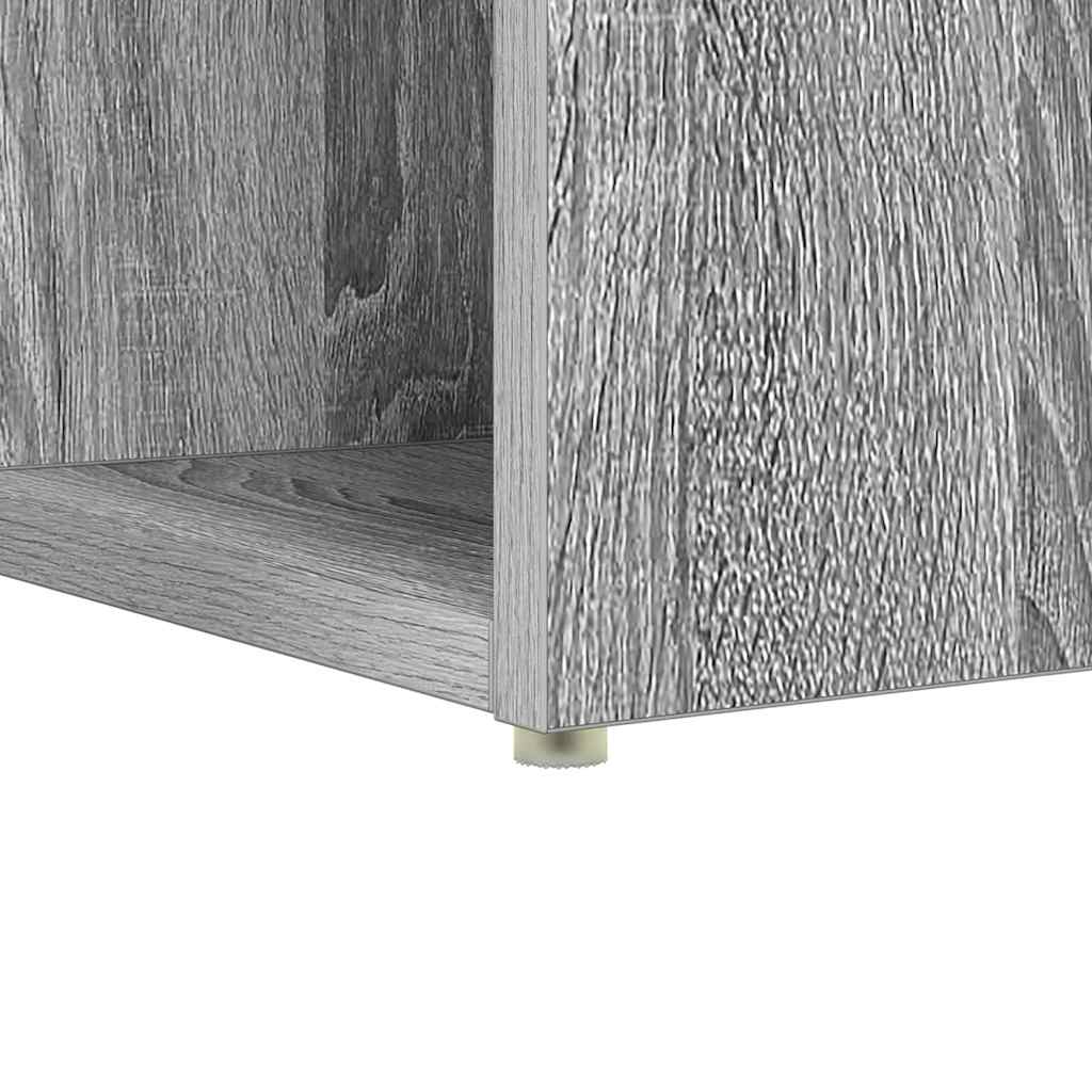 Desk with Shelf Grey Sonoma 108 x 55 x 103.5 cm Engineered Wood